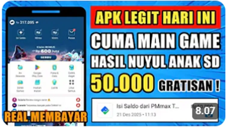 Aplikasi Gratis Ini Disebut Bisa Hasilkan Uang Hingga Ratusan Ribu, Penarikannya Terbukti Masuk.