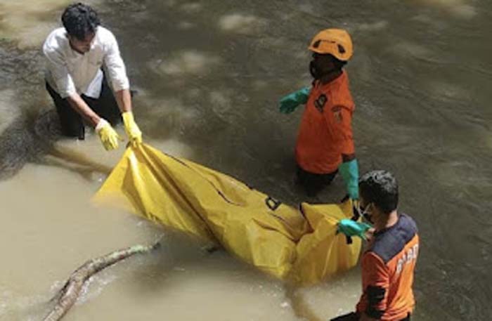 Seorang Pria Ditemukan Tewas di Sungai Batang Binguang.