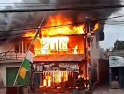Empat Penghuni Lolos dari Kebakaran Hebat di Bandar Lampung