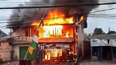 Empat Penghuni Lolos dari Kebakaran Hebat di Bandar Lampung