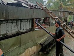 Empat Rumah Warga di Sungai Aur Rusak Diterjang Puting Beliung, Kerugian Capai Rp60 Juta