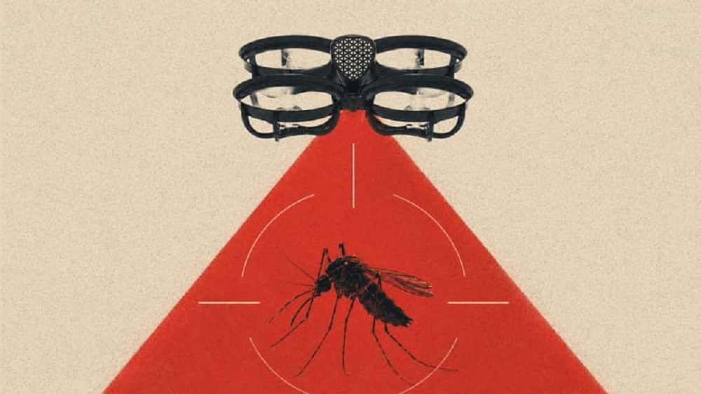 Drone pemburu nyamuk.