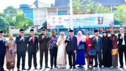 Wakil Walikota Maigus Nasir memimpin upacara.
