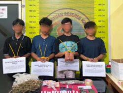 Polres Pesisir Selatan Bongkar Dugaan Peredaran Ganja di Lengayang, Empat Pelajar Ditangkap