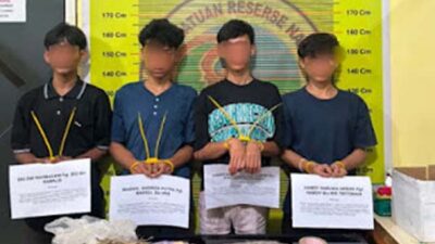 Empat Pelajar di Pesisir Selatan Ditangkap dalam Kasus Ganja.