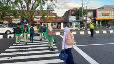 Satlantas Polresta Padang Siagakan Puluhan Personel Urai Kemacetan