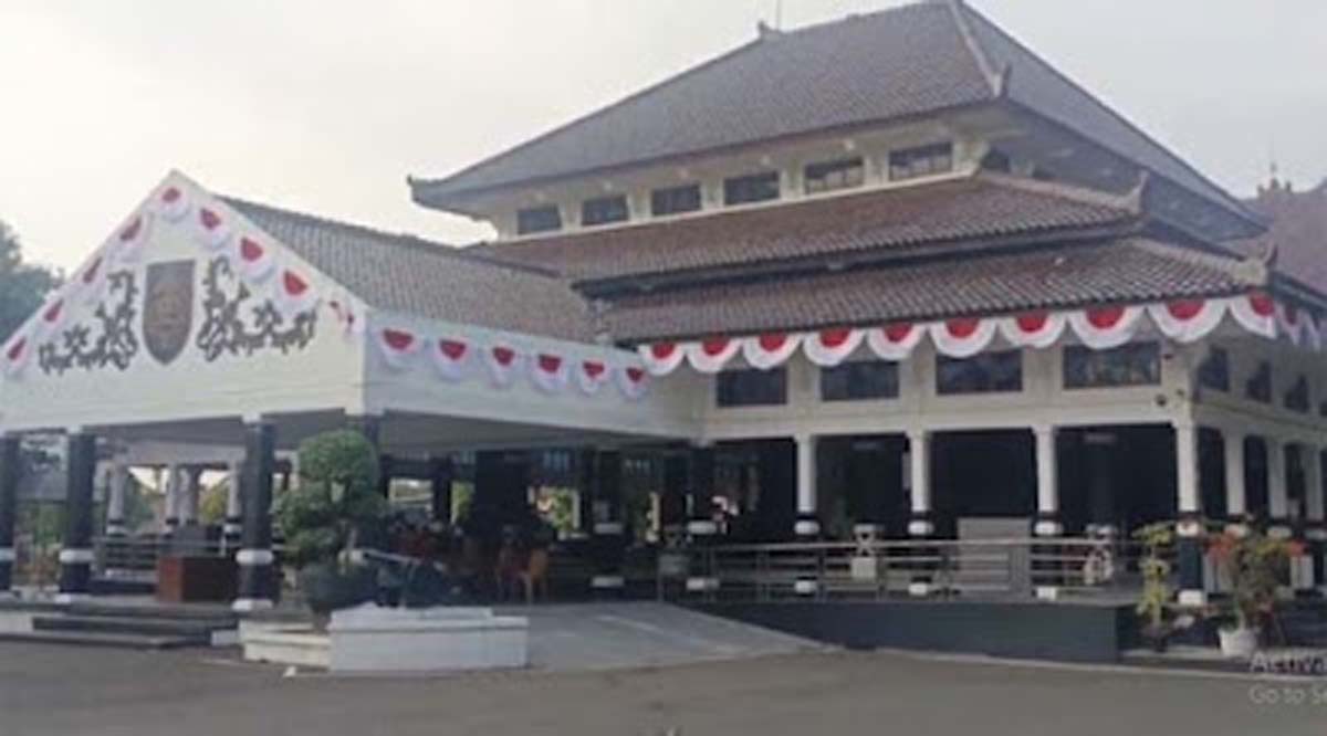 Suasana Kantor Bupati Pemalang terlihat sepi usai OTT KPK
