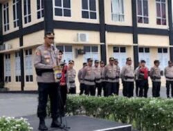 Polres Dharmasraya Perkuat Komitmen Personel Lewat Sosialisasi Commander Wish Kapolda