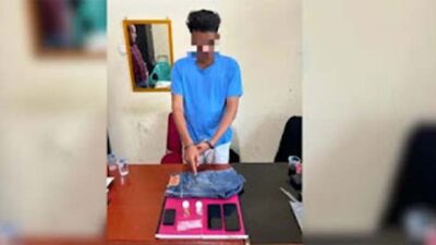 Residivis kasus narkotika kembali ditangkap Satresnarkoba Polres 50 Kota.