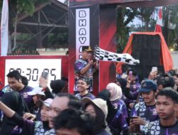 Ribuan Masyarakat Ikuti Bhayangkara Run 2026 Road to Police Women Run Yang Digelar Polres Pasbar