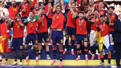 Spanyol juara piala dunia setelah menundukkan Argentina 1-0 di final, Senin (20/7/2026) dinihari.
