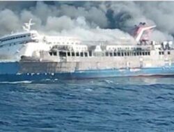 Kapal Surabaya-Makassar Terbakar di Perairan Madura