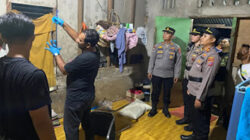 Olah TKP penemuan mahasiswa meninggal di Pauh.