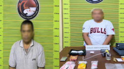 Satresnarkoba Polres Padang Panjang mengamankan dua tersangka