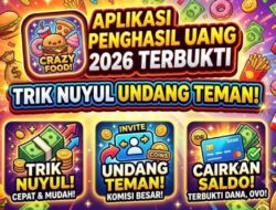 Aplikasi Penghasil Uang 2026, Cara Kerja Program Referral Crazy Food Ramai Dibahas