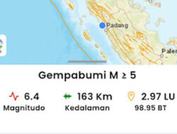 Gempa M6,4 Guncang Simalungun Sabtu Sore, Warga Sempat Panik Keluar Rumah