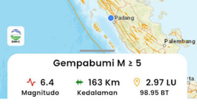 Gempa M6,4 Guncang Simalungun Sabtu Sore, Warga Sempat Panik Keluar Rumah