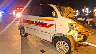 Ambulans Kecelakaan, Satu Orang Meninggal