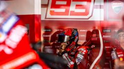 Pembalap Tim Ducati Lenovo, Marc Marquez.