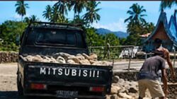 Viral! Diduga Batu Penahan Longsor di Sungai Bukit Nago Padang Diambil