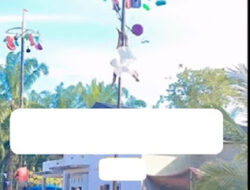 Peserta Panjat Pinang Jatuh, Kayu Pegangan Patah