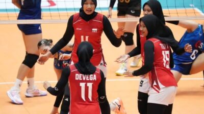 Hasil AVC Continental 2026 : Timnas Voli Putri Indonesia Kalah dari Thailand.