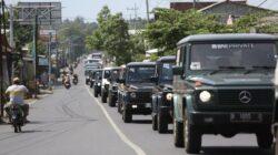 50 Kendaraan Mercedes Jip Indonesia Touring 10 Hari Jelajahi Jawa hingga Bali.