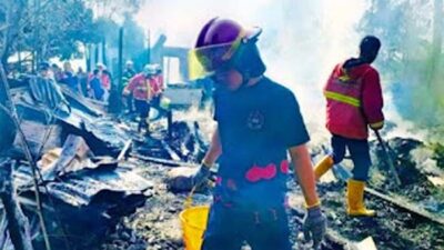 Rumah Duka di Binuang Kampung Dalam Hangus Dilalap Si Jago Merah.