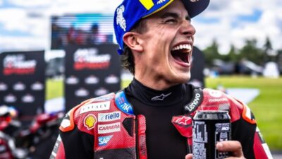 Pembalap Tim Ducati Lenovo, Marc Marquez.