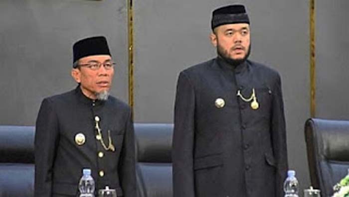 Walikota Fadly Amran dan Wakil Walikota Maigus Nasir.