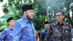 Walikota Padang, Fadly Amran saat menghadiri peresmian Musala An Nur