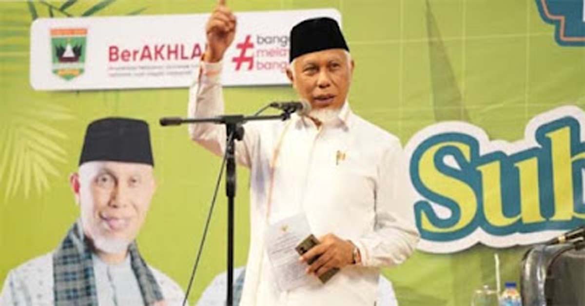 Gubernur Sumatera Barat (Sumbar) Mahyeldi Ansharullah