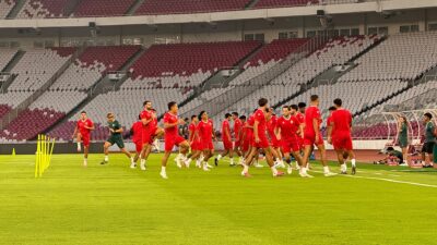 Latihan Persiapan Akhir Timnas Indonesia Jelang Lawan Vietnam, Tak Ada Marselino Ferdinan.