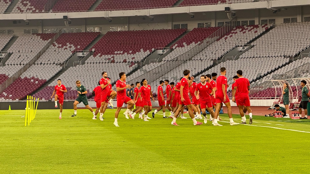 Latihan Persiapan Akhir Timnas Indonesia Jelang Lawan Vietnam, Tak Ada Marselino Ferdinan.