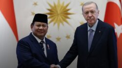 Presiden Prabowo Subianto dan Presiden Turki Recep Tayyip Erdogan.