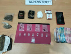MF Ditangkap Bawa Sabu, Ganja dan Uang Tunai