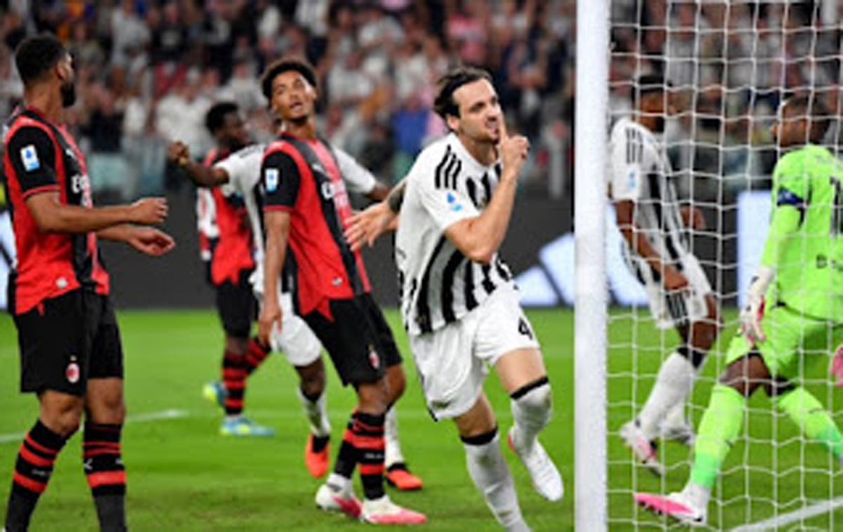 Juventus memaksa AC Milan bermain imbang 1-1
