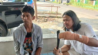 Laporan Warga via Call Center 110 Tim Klewang Amankan Pria Bawa Parang