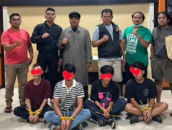 Dua Hari, Polres Pessel Amankan 4 Pelaku Narkoba