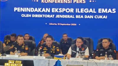 Bea Cukai Amankan Emas Ilegal Senilai Rp73,3 Miliar