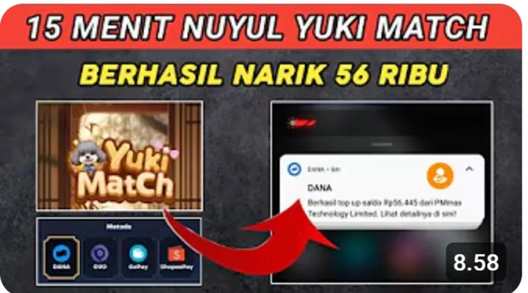 Terungkap! Cara Menghasilkan Uang dari Yuki Match Tanpa Modal Tambahan.