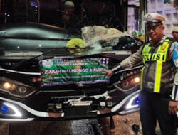 Bus Ziarah Tabrak Maung TNI, Lalu Lintas Macet