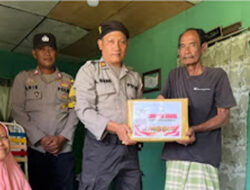 Jumat Berkah Polsek Kundur, Bantuan Diserahkan Langsung kepada Warga Membutuhkan