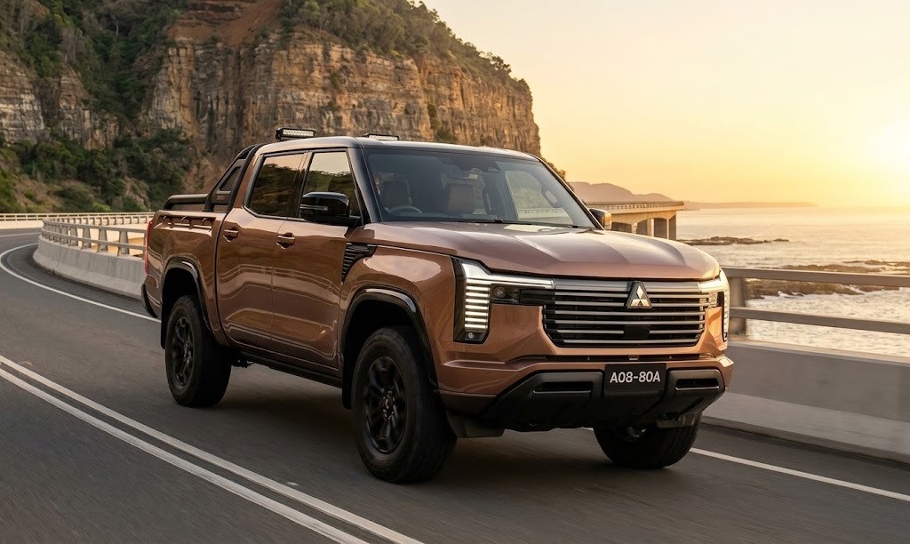 Mobil pikap double cabin Mitsubishi Triton Generasi Teraru diprediksi mengadopsi desain dan teknologi dari Pajero generasi terbaru.