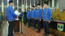 Sekretaris Daerah Provinsi Sumbar, Arry Yuswandi melantik empat pejabat