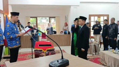 Pelantikan Direktur PDAM kota Sawahlunto.