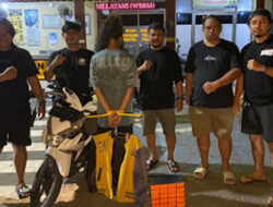 Terekam CCTV, Pelaku Pencurian Onderdil Dibekuk