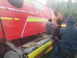 Kecelakaan Bus di Mesuji, Sopir Diduga Mengantuk