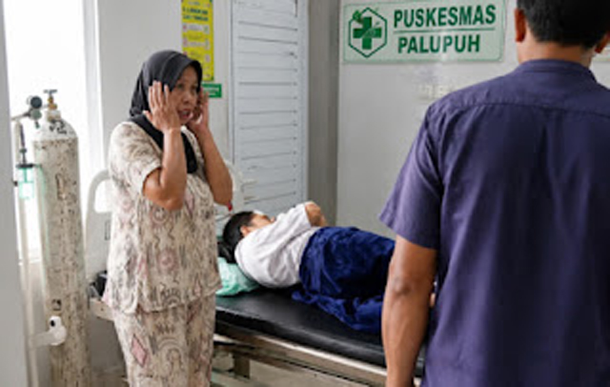 Situasi Puskesmas Palupuh saat siswa diduga keracunan MBG