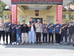 Bangun Komunikasi dan Kemitraan, Satreskrim Polres Pasbar Terima Kunjungan PWI